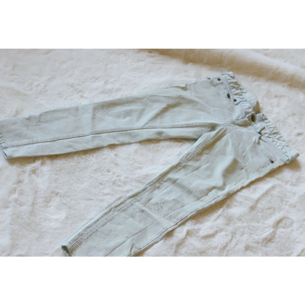 Free People | light aqua skinny jean - Picture 4 of 5